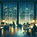 Abschied im Posteingang – Illustration