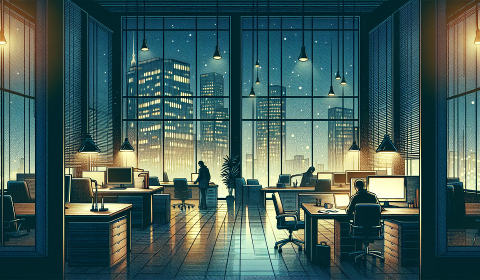 Abschied im Posteingang – Illustration