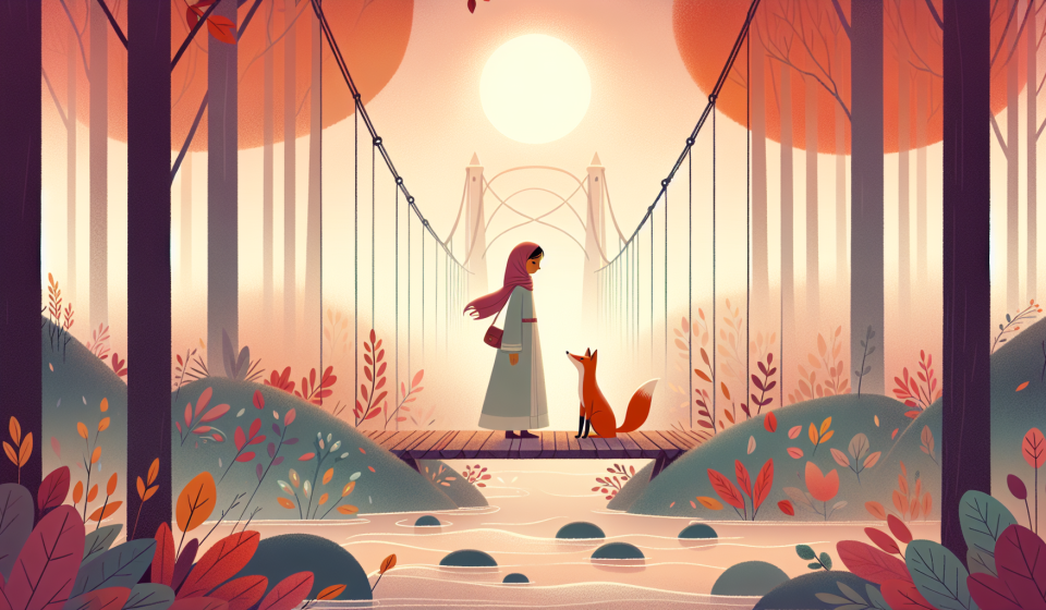 Alexis sucht den Weg zurück nach Hause – Illustration