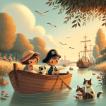 Ben und das kleine Piratenabenteuer – Illustration