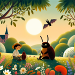 Benni entdeckt ein Insektenabenteuer – Illustration