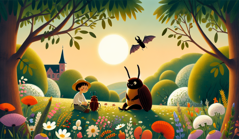 Benni entdeckt ein Insektenabenteuer – Illustration