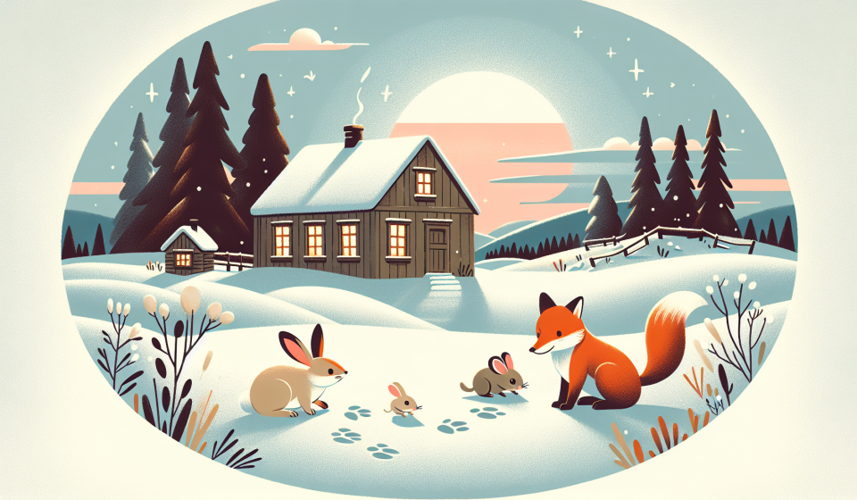 Das Geheimnis der Pfotenabdrücke – Illustration