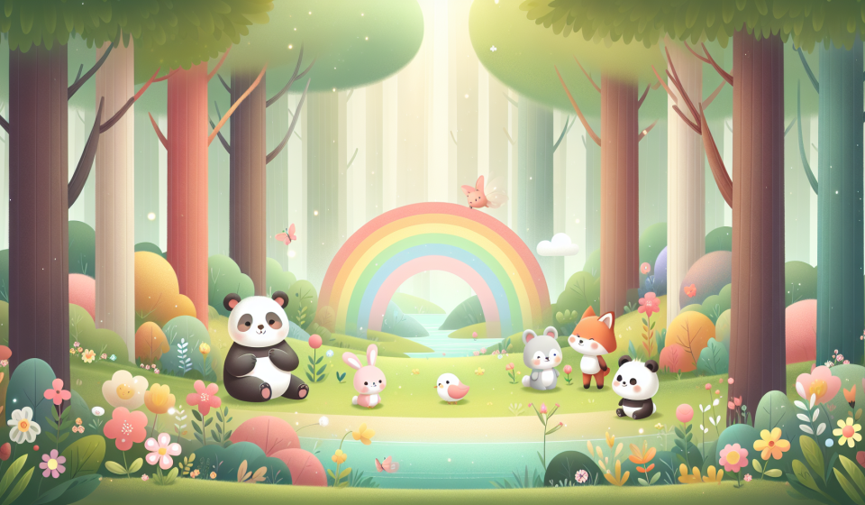 Das Geheimnis der Regenbogenfee – Illustration