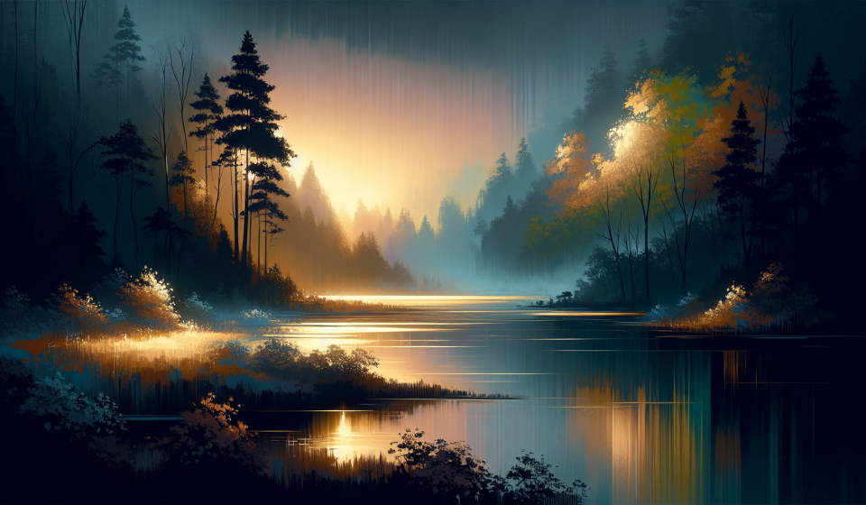 Das Geheimnis im Spiegelsee – Illustration