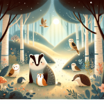 Akten, die niemand lesen sollte Der kleine Dachs sucht den Mondschein – Illustration