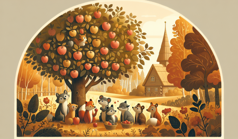 Die Freunde vom Apfelbaum – Illustration