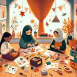 Die Geschichte einer besonderen Bastelrunde – Illustration