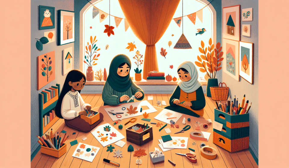 Die Geschichte einer besonderen Bastelrunde – Illustration