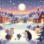 Die kleine Maus und der Sternenhimmel – Illustration