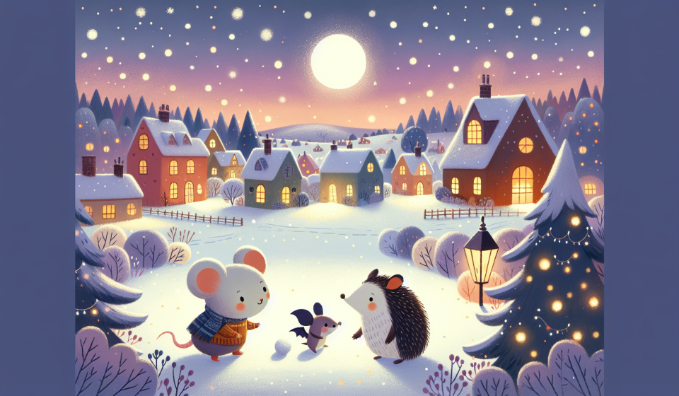 Die kleine Maus und der Sternenhimmel – Illustration