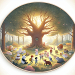 Die Suche nach dem Eichenherz – Illustration