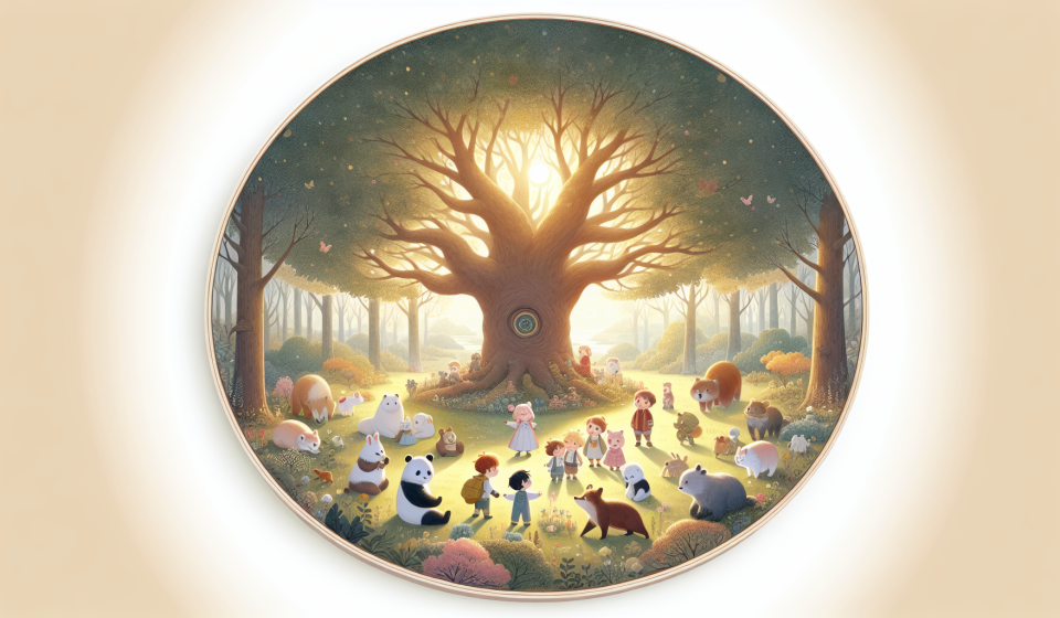 Die Suche nach dem Eichenherz – Illustration