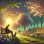 Ein Fremder teilt eine Geschichte – Illustration