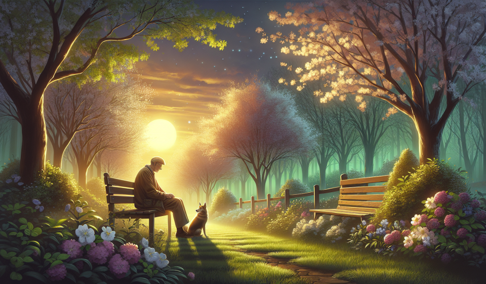 Ein Fremder teilt eine Geschichte – Illustration