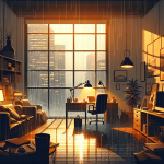 Ein Regentag, der alles verändert – Illustration