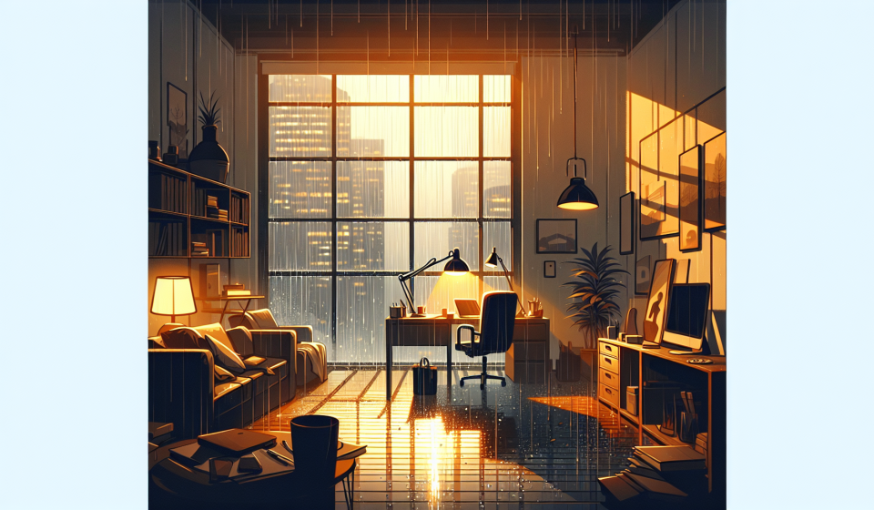 Ein Regentag, der alles verändert – Illustration