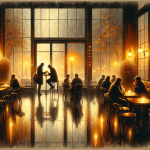 Ein verlassener Tisch. Eine neue Liebe. – Illustration