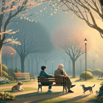 Eine Geschichte im Park – Illustration