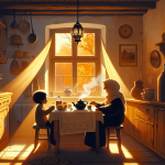 Eine Teestunde erinnert an das, was zählt – Illustration