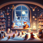 Emil und die flüsternden Bücher – Illustration