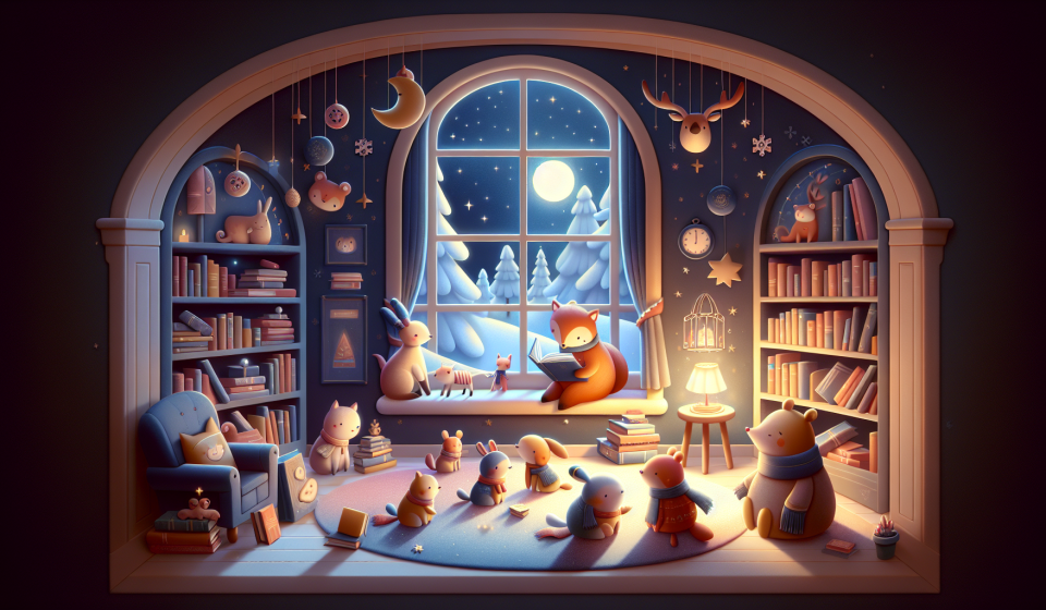 Emil und die flüsternden Bücher – Illustration