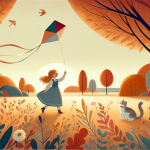 Finjas fliegender Drachen – Illustration