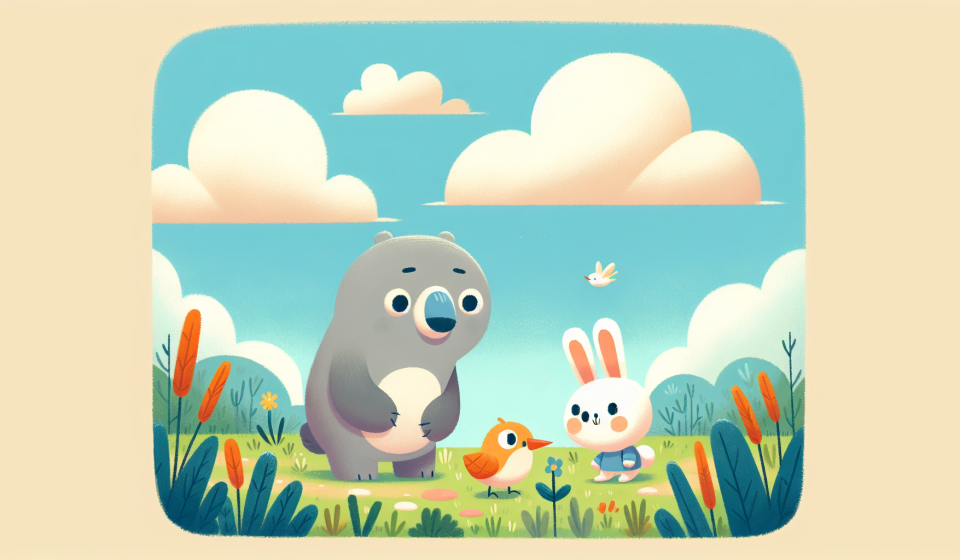 Wie Jonas und die Wolken Freunde wurden – Illustration