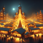 Lichter unter Schnee – Illustration