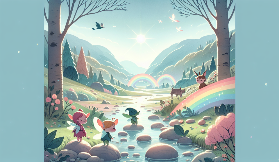 Lina und das Geheimnis des Regenbogens – Illustration