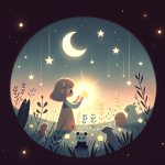 Luna und der Magische Wunschstern – Illustration