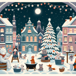 Ein unerwartetes Gespräch zwischen zwei Kollegen verändert vieles Marlins erste Weihnachten – Illustration