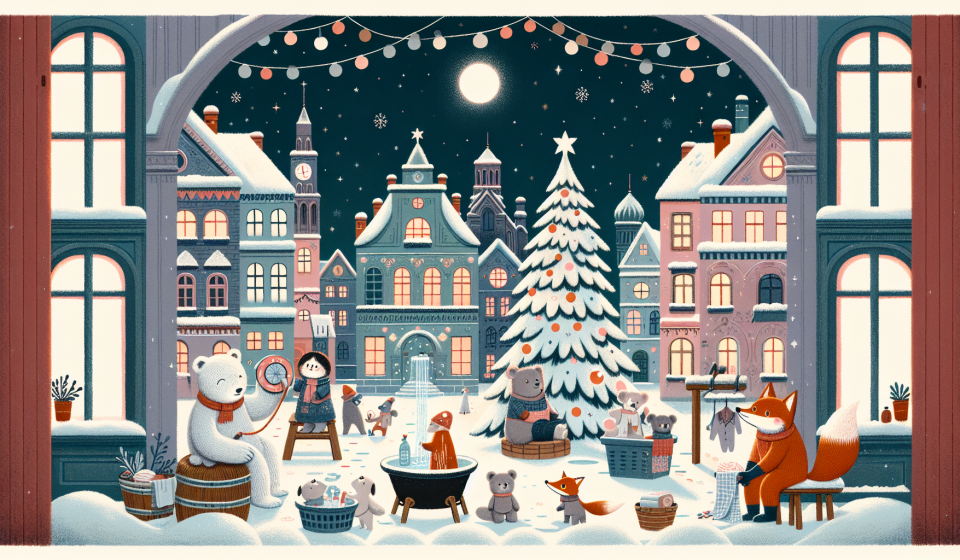 Marlins erste Weihnachten – Illustration