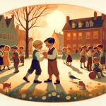 Tom und der neue Schüler – Illustration