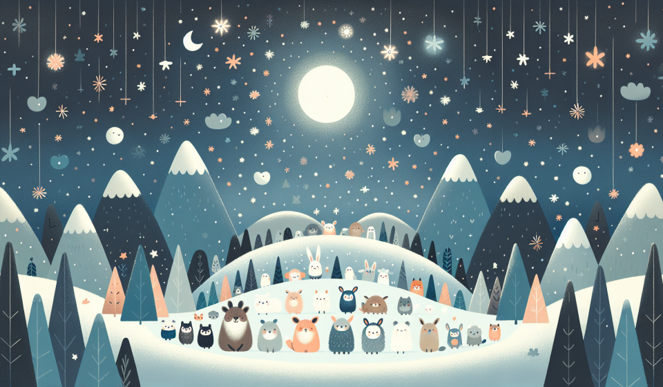 Wie der kleine Stern den Schlaf fand – Illustration