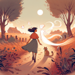 Wie der Wind die Träume bringt – Illustration