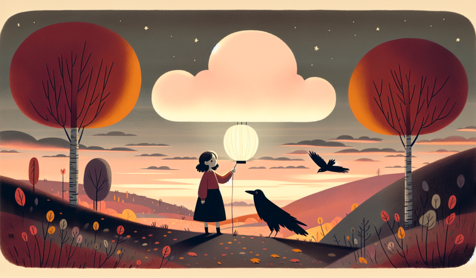 Wie Nele Licht in die Nacht brachte – Illustration