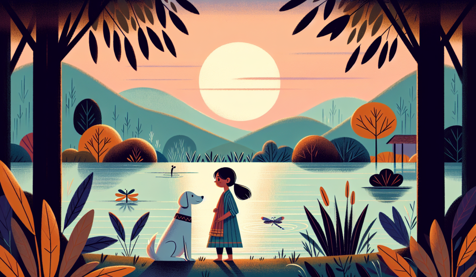 Wie Wünsche im Wasser flüstern – Illustration