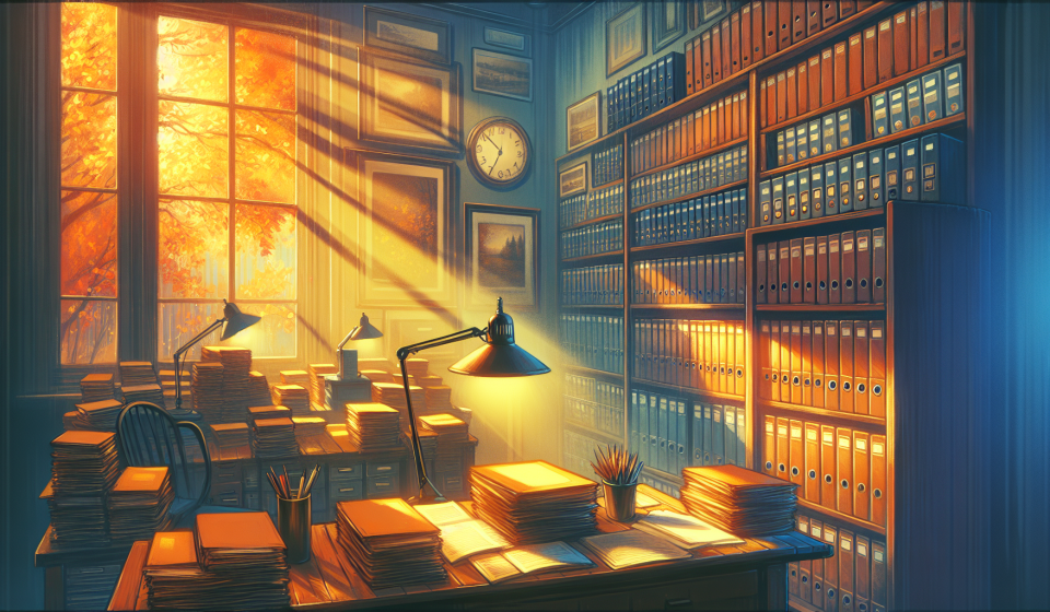 Wie zwei Menschen im Archiv zueinander fanden – Illustration