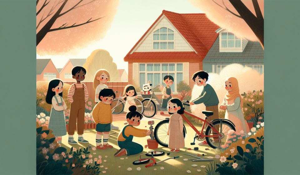 Das Reparaturteam vom Hof – Illustration