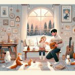 Das Schneelied für müde Augen – Illustration