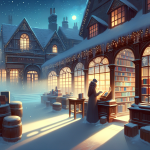 Der Buchhändler ohne Schatten – Illustration