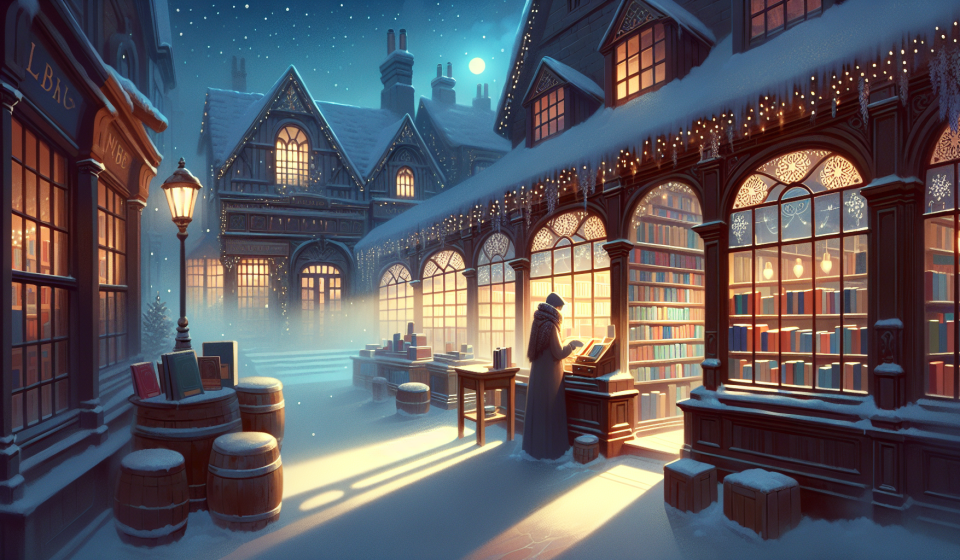 Der Buchhändler ohne Schatten – Illustration