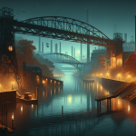 Der Fall der stillen Brücke – Illustration