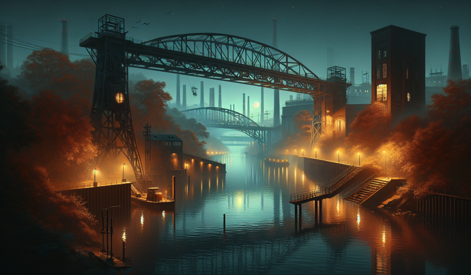 Der Fall der stillen Brücke – Illustration