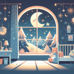 Der Mond, der leise zählt – Illustration