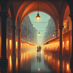 Der Regen macht uns leiser – Illustration