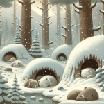 Der Schlaf der Tannenbären – Illustration