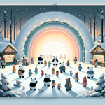 Der Tunnel unter dem Weihnachtsmarkt – Illustration