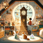 Der Zauber der Kristalluhr – Illustration